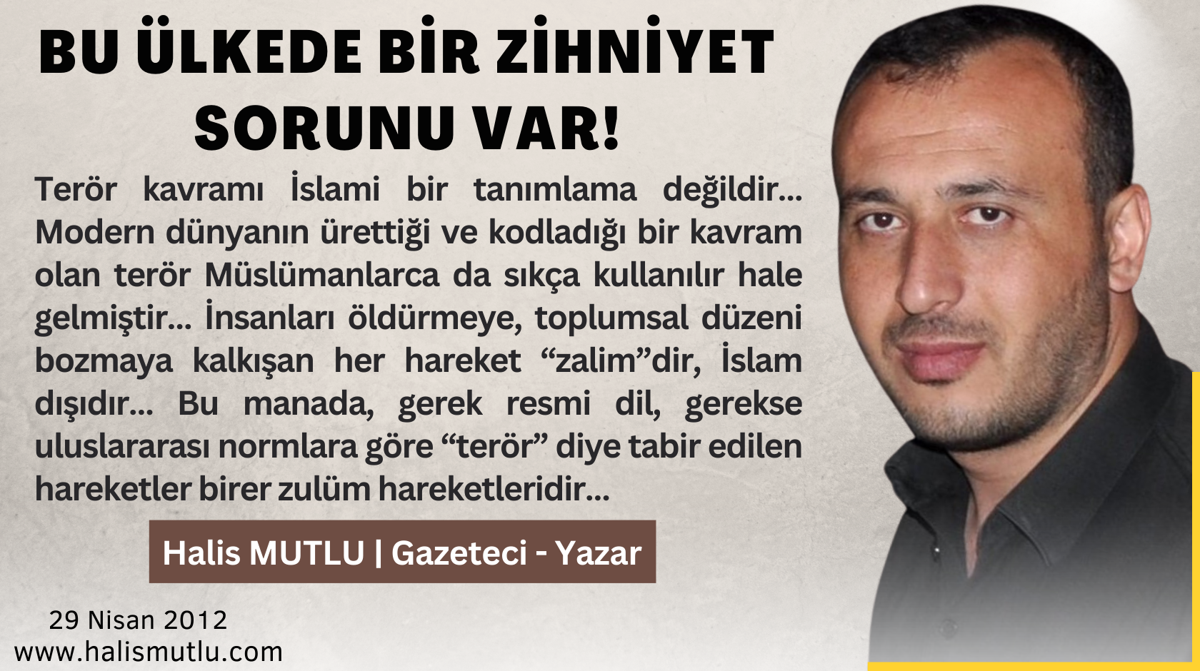 Bu Ülkede Bir Zihniyet Sorunu Var