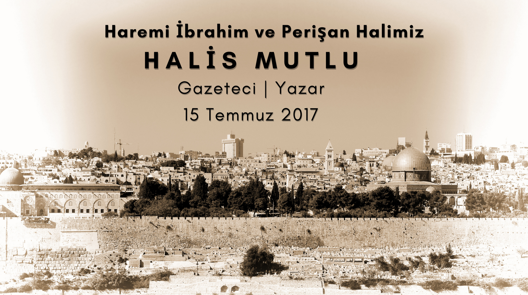 Haremi İbrahim ve Perişan Halimiz