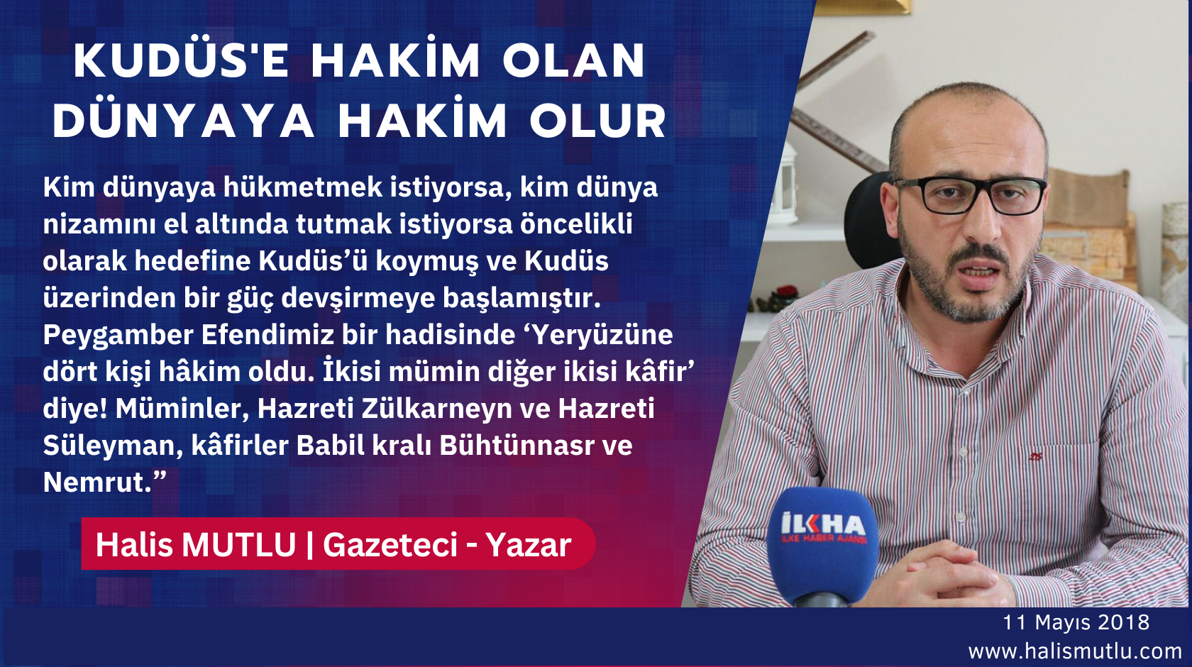 Kudüs Kimin Elindeyse Dünyaya O Yön Veriyor