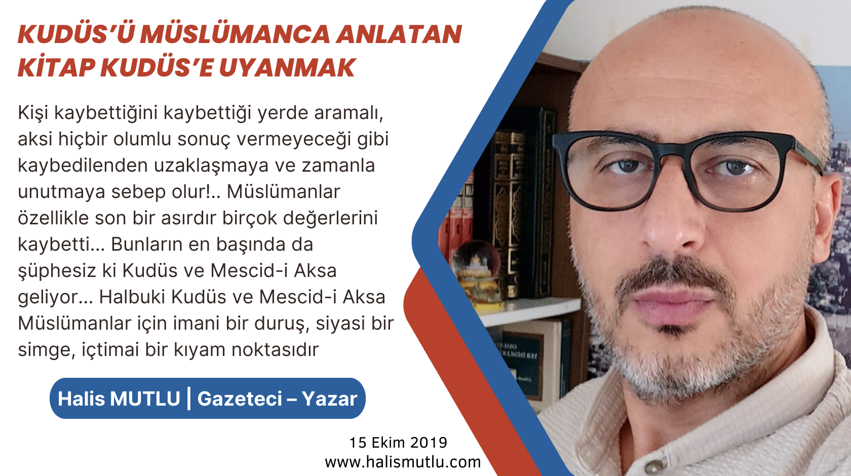 Kudüs’ü Müslümanca Anlatan Kitap: Kudüs’e Uyanmak
