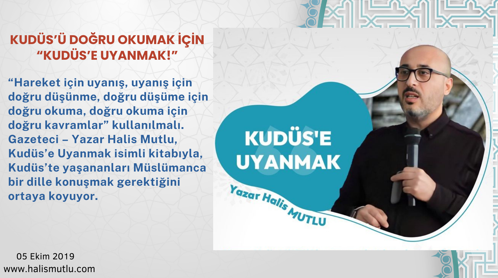 Kudüs’ü Doğru Okumak İçin Kudüs’e Uyanmak