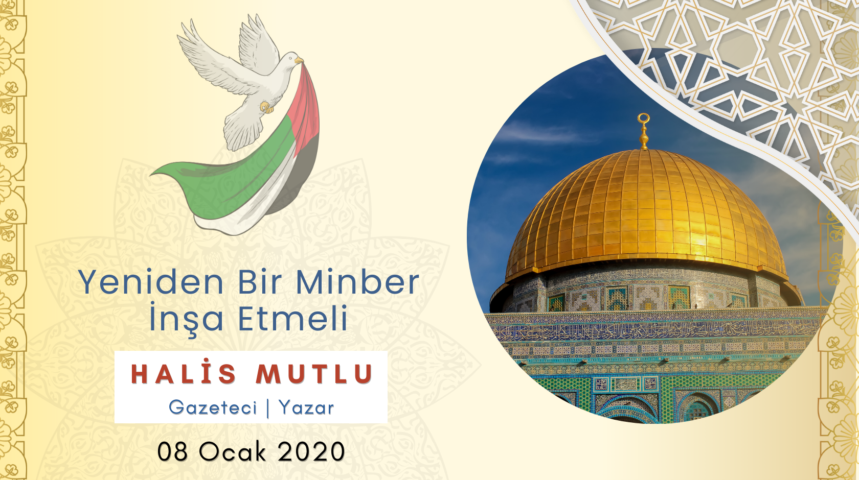 Yeniden Bir Minber İnşa Etmeli